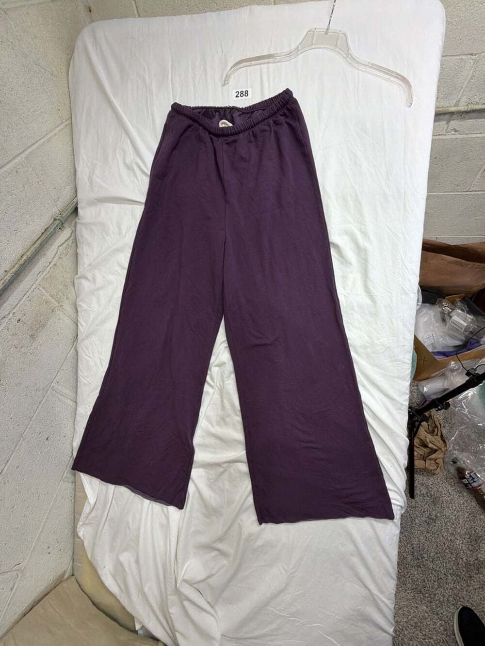 OFFLINE by Aerie Purple Fleece Wide Leg Lounge Pants